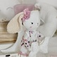 Doll Bunny Floral with nest - bed