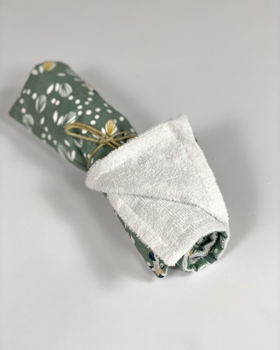 Green Swallow Diaper Change Cover