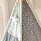 Children's Tent - teepee tent Mint And Stars