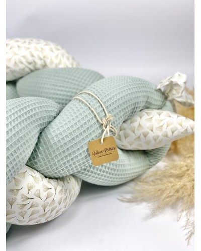 Dusty Mint And Gold Braid