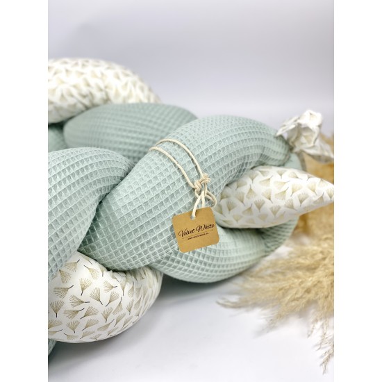 Dusty Mint And Gold Braid