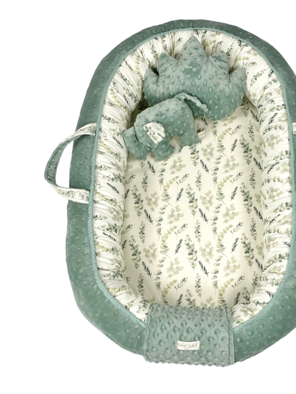Baby Nest - Baby Nest Eucalyptus - B4332 - Velvetwhite