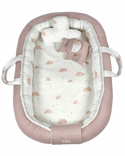 Παιδική Φωλιά - Baby Nest Dusty Pink Clouds