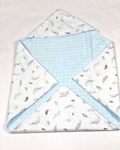 Blue Feathers Exit Blanket