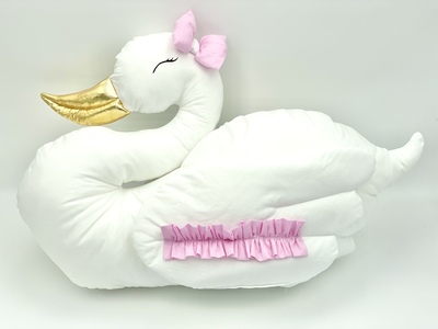 Children's Decorative Pillow Swan