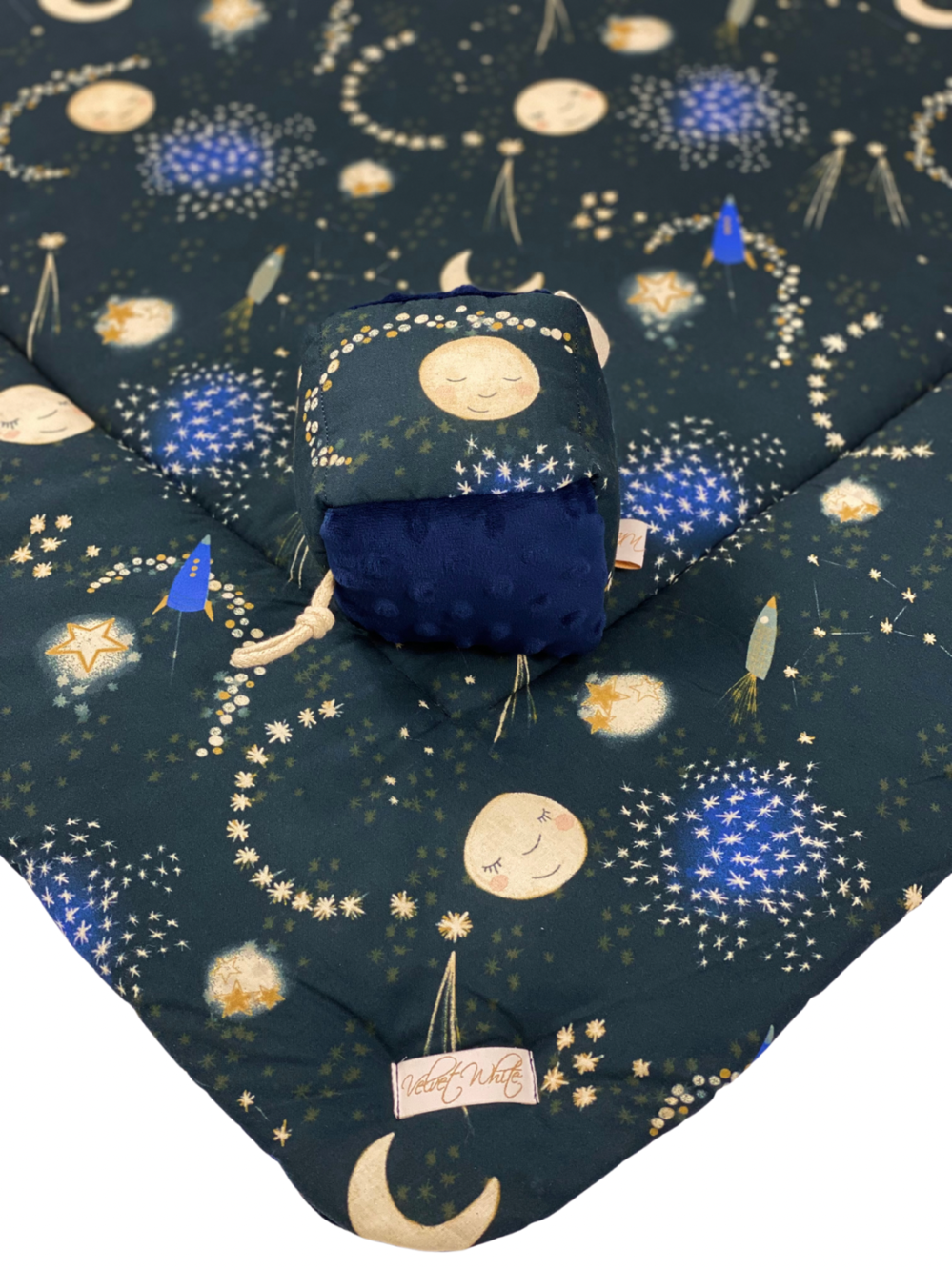 Night Sky Activity Mat  with a game of Cybos