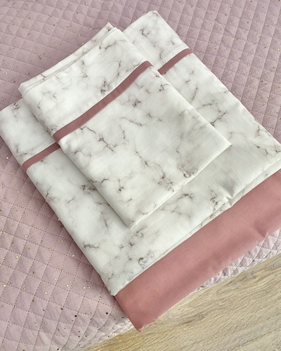 Bed Sheets Set Marble