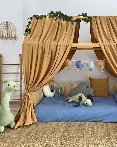 Κουρτίνες κρεβατιού-Canopy Bed Camel