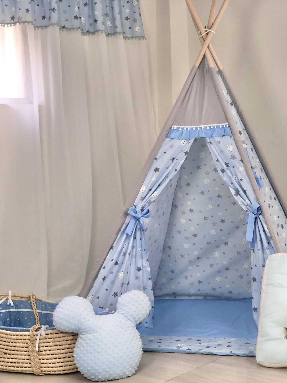 Children's Tent - Teepee Tent Blue Dream