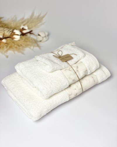 Set of Marble Towels