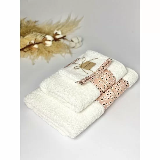 Animal Print Towel Set - R1003 - Velvetwhite